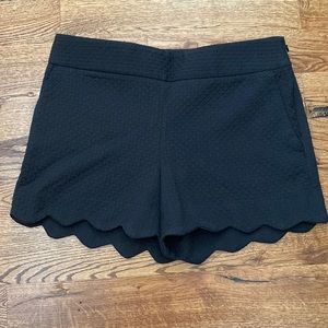Adorable, Brand New, Loft Scalloped Shorts, Size 4, Black